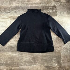 lululemon athletica On Repeat Black Cowl Neck Sweater (C)